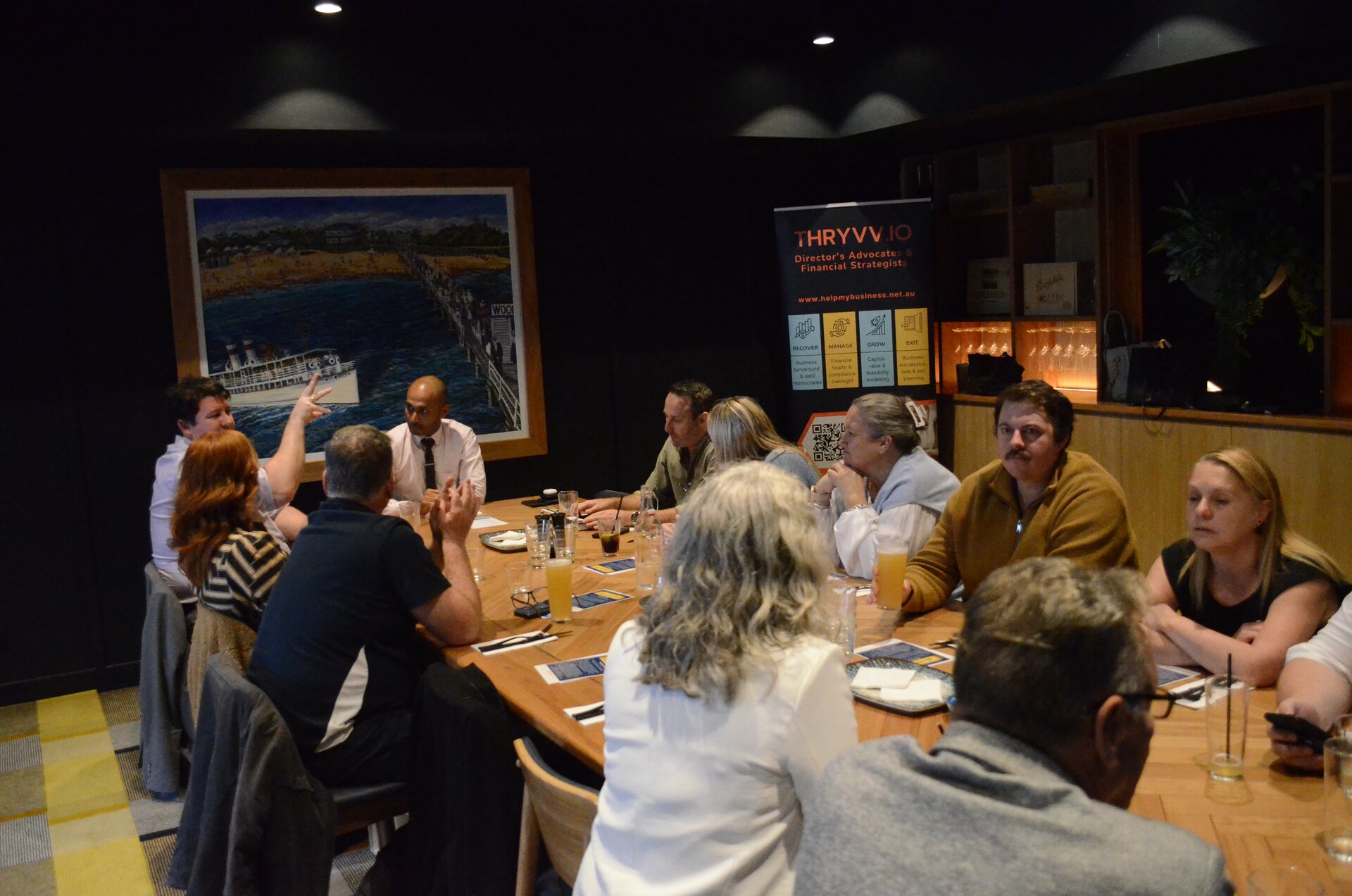 MBP members and guests at a recent gathering