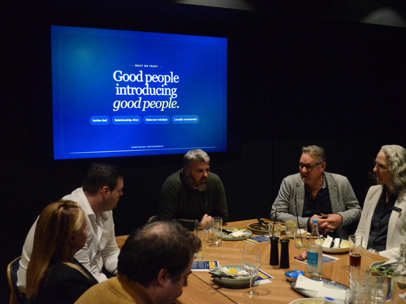 MBP professionals connecting at a recent gathering